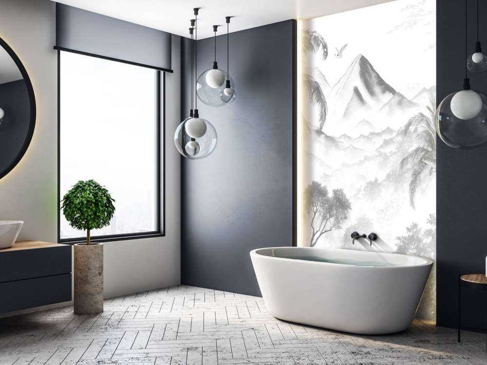 Dawn on Volcanic Island