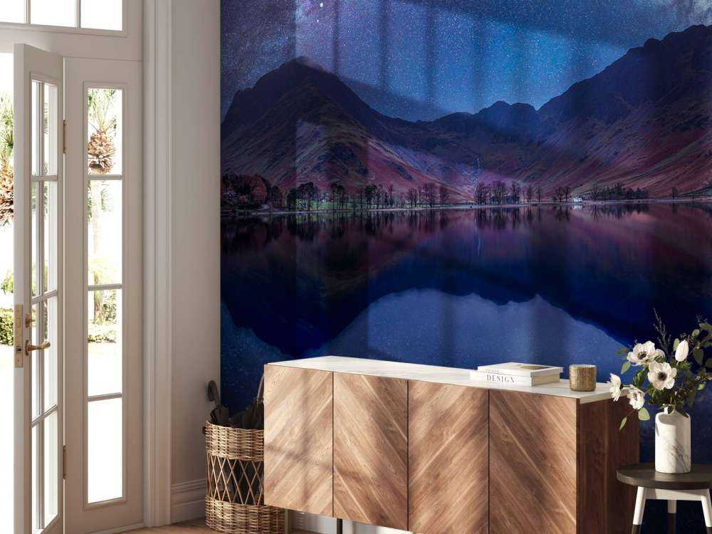 The Milky Way across Buttermere, Lake District