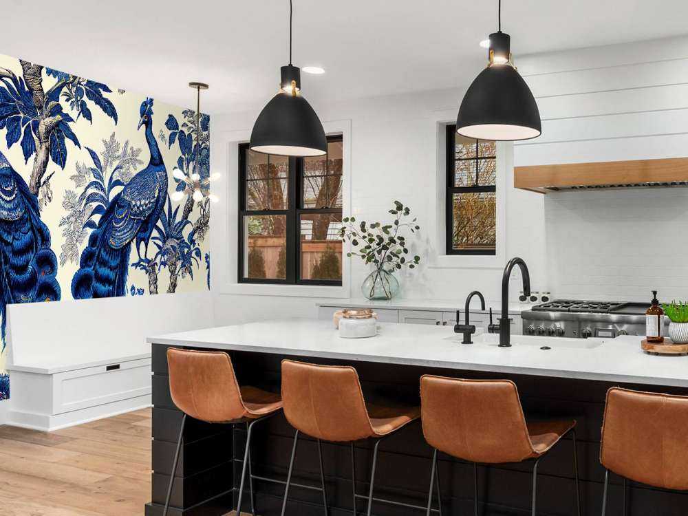 Royal Blue Peacock Splendor