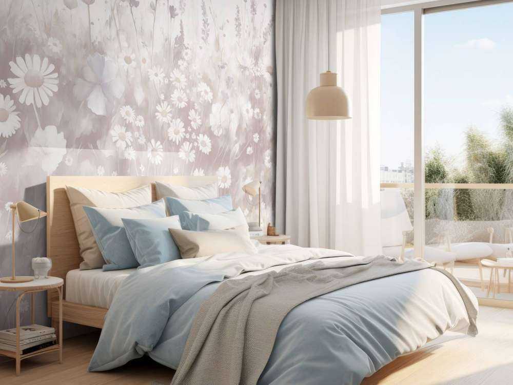 Lush Greenery of Summer Muted Pink