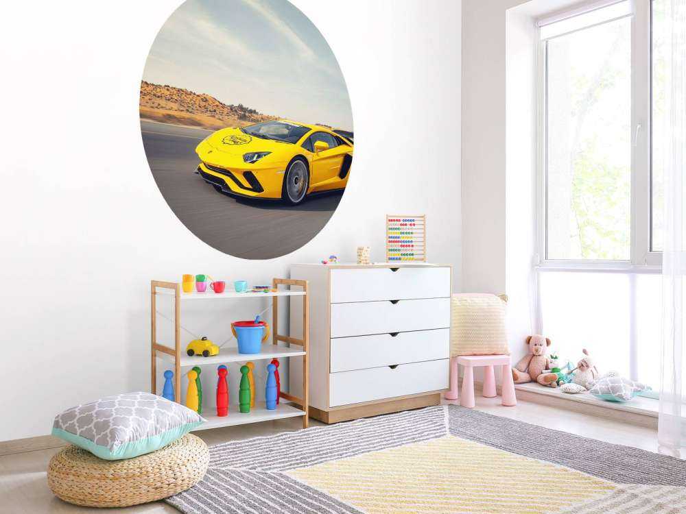 Lamborghini Aventador in action