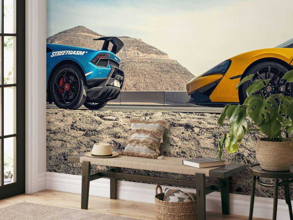Duel between supercars