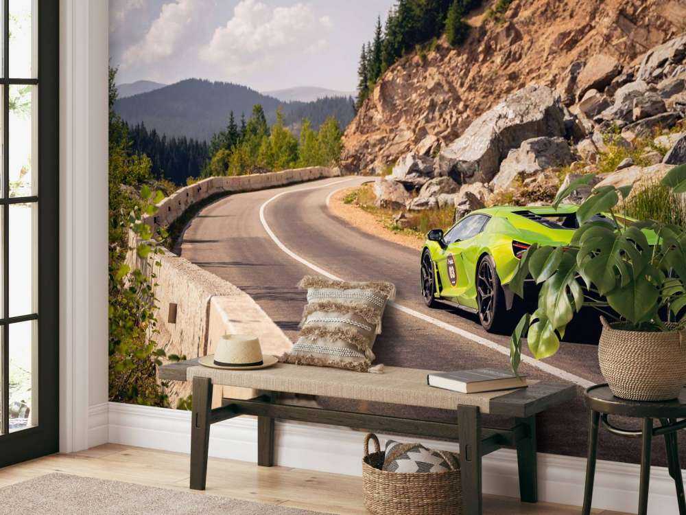 Lamborghini Revuelto in the Mountains