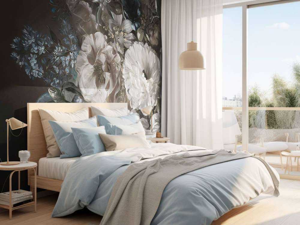 Bouquet with lilac white