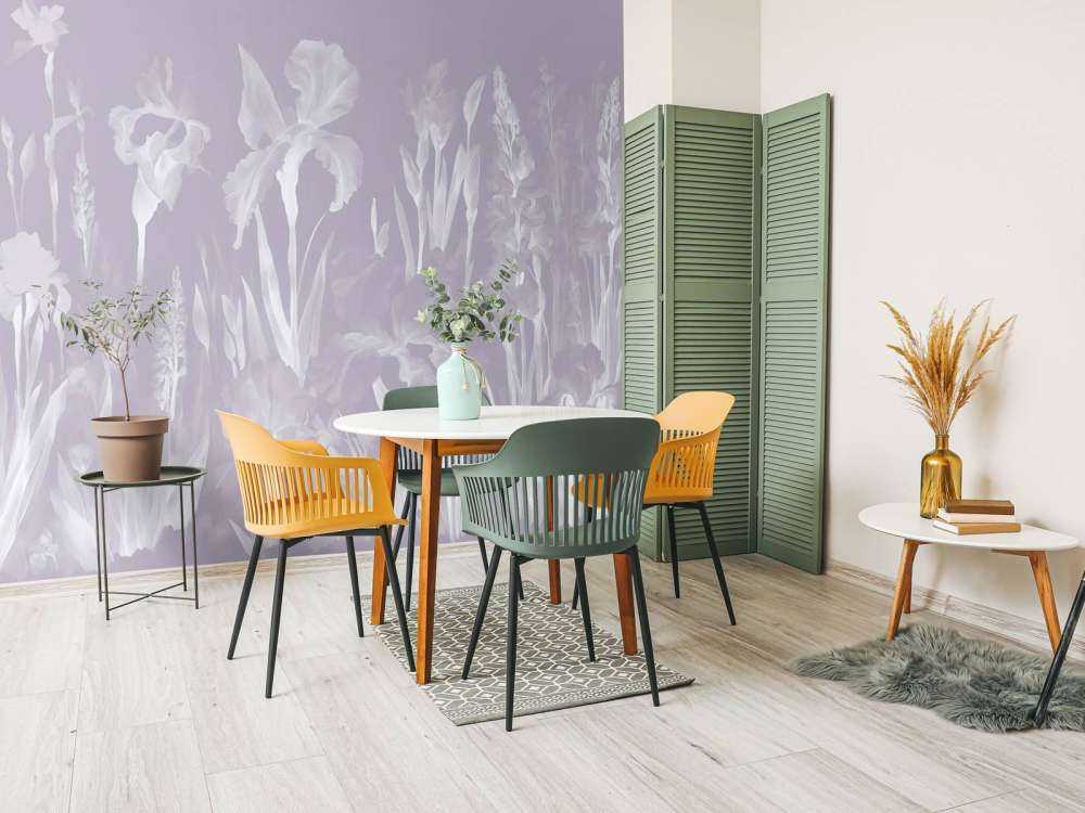 Happy Spring Dusky Purple