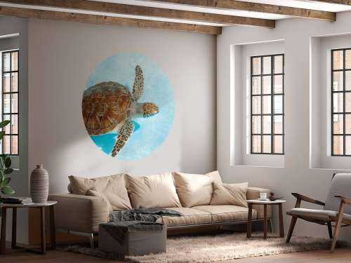 Turtle in the water
