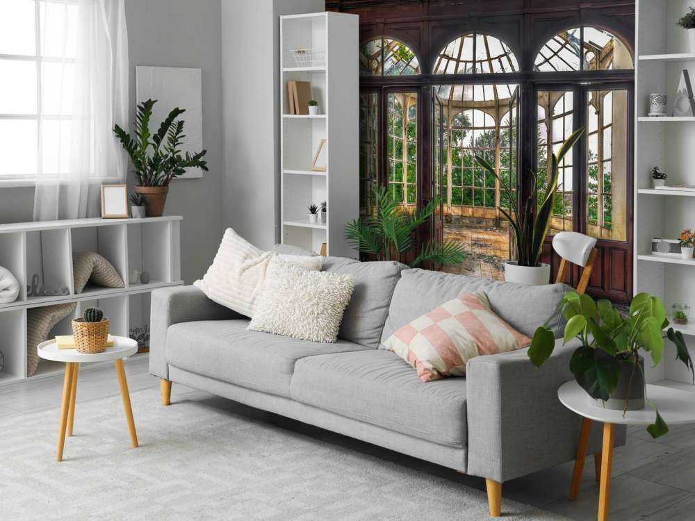 Open ruimte in een oud gebouw