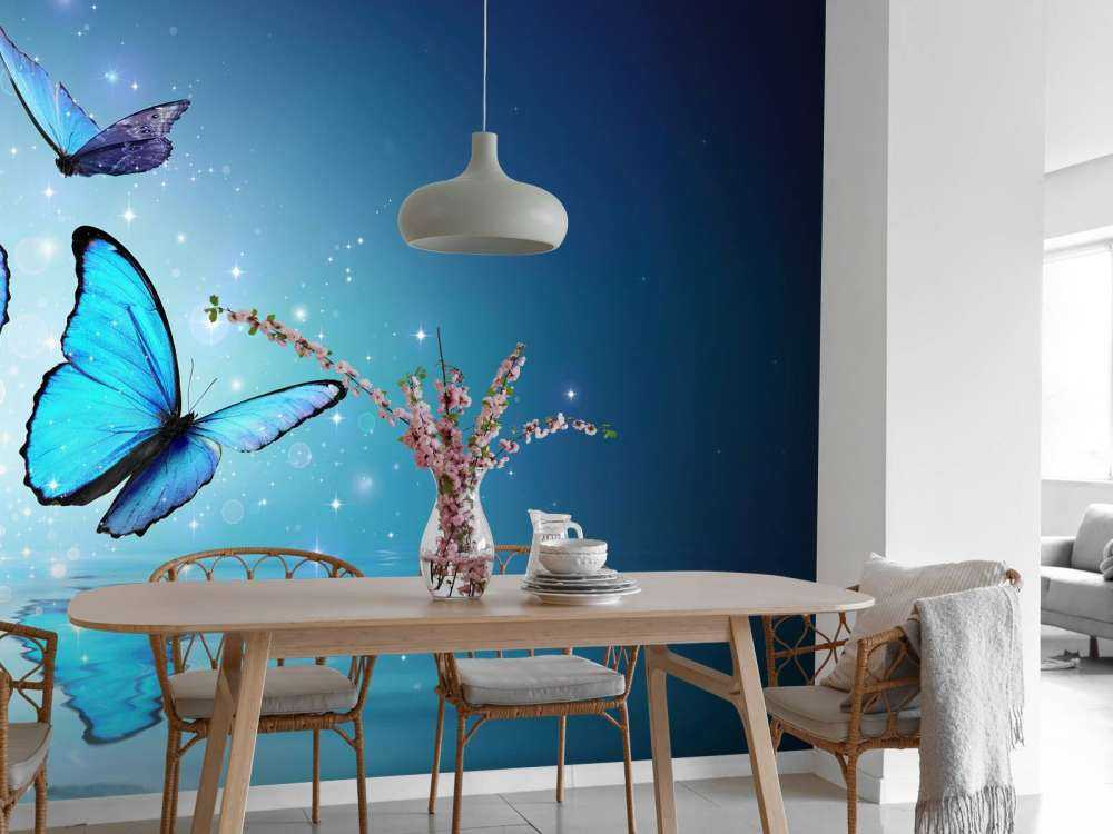 Fairy butterflies on water