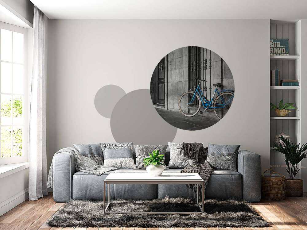 Old blue bike