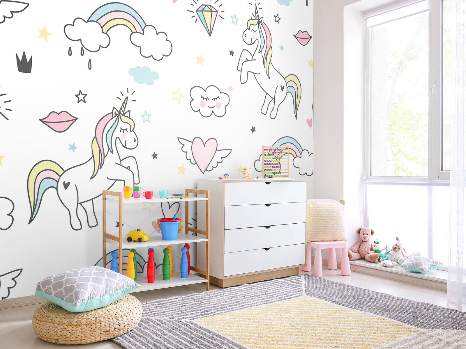Unicorns with hearts