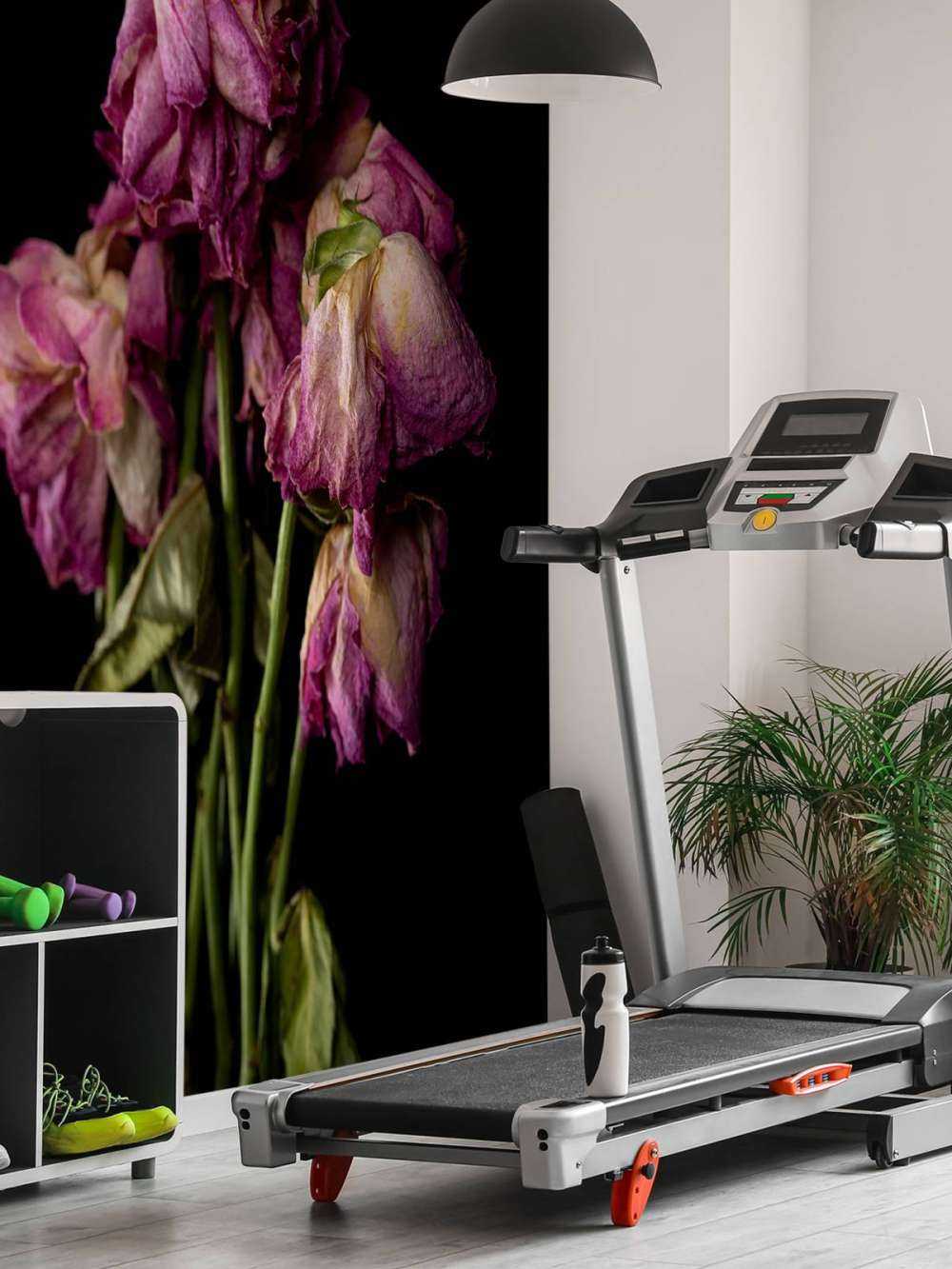 Gedroogde roze rozen