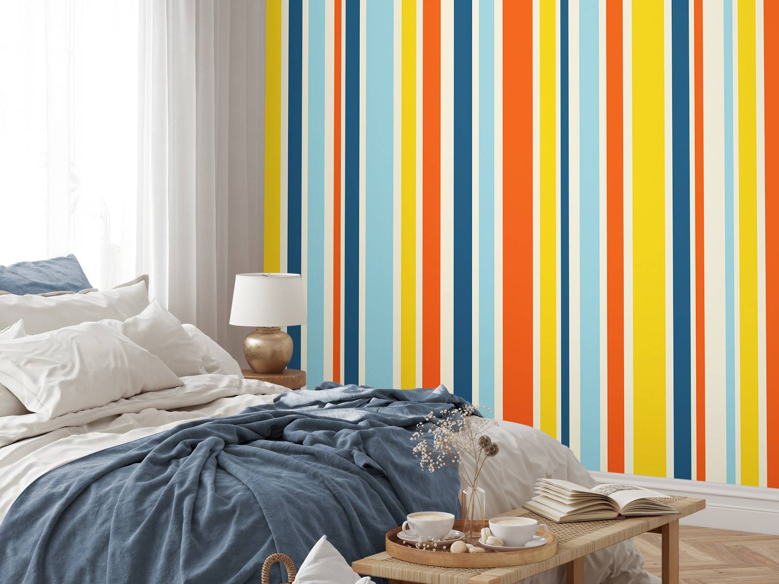 Colored stripes