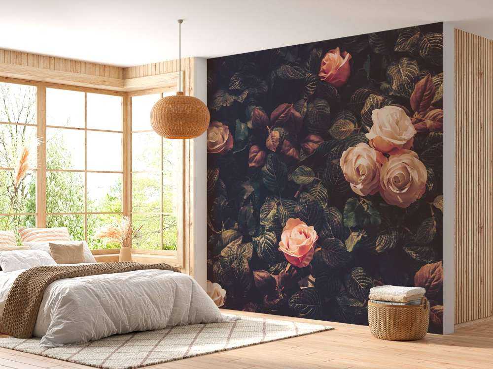 Vintage rose bush
