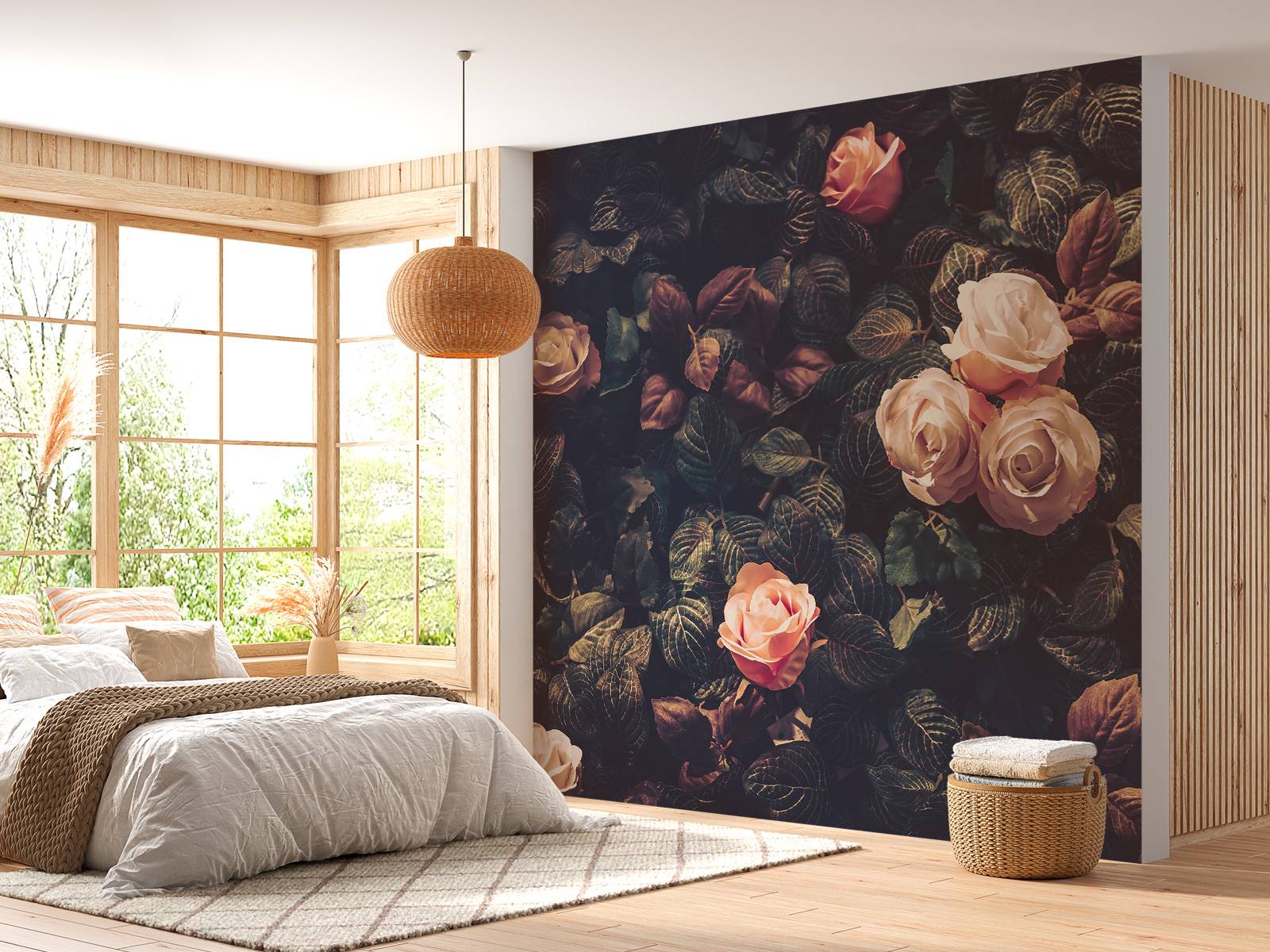 Vintage rose bush
