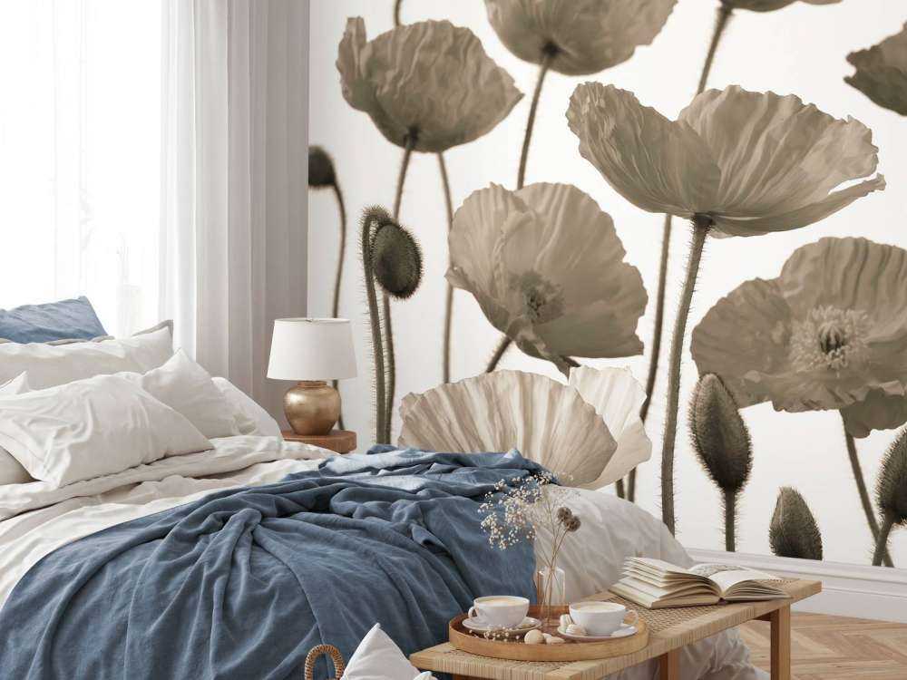 Dark poppies