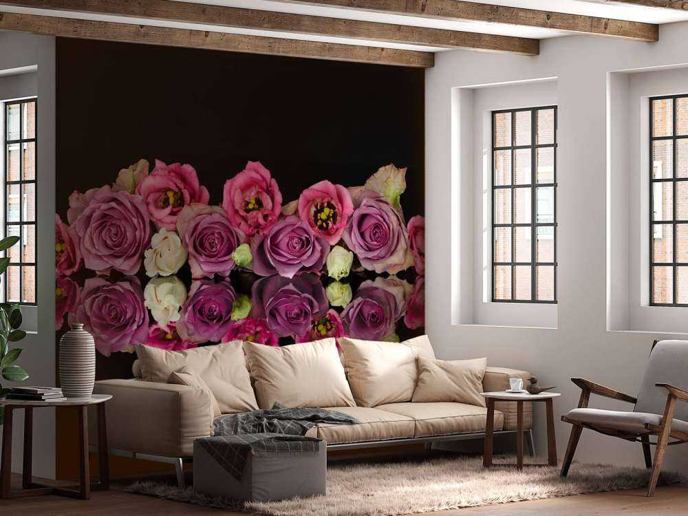 Kleurrijk rozen boeket