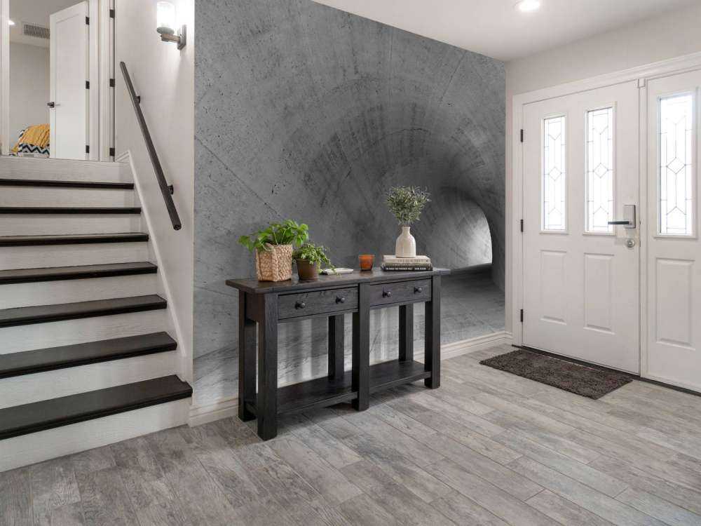 Tunnel made of concrete