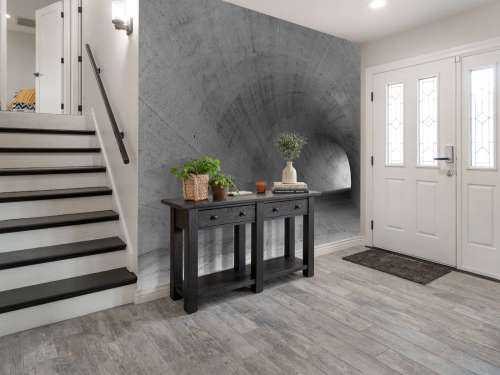 Tunnel made of concrete