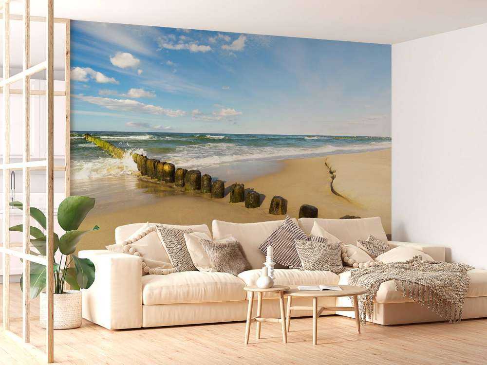 Beach at beautiful day