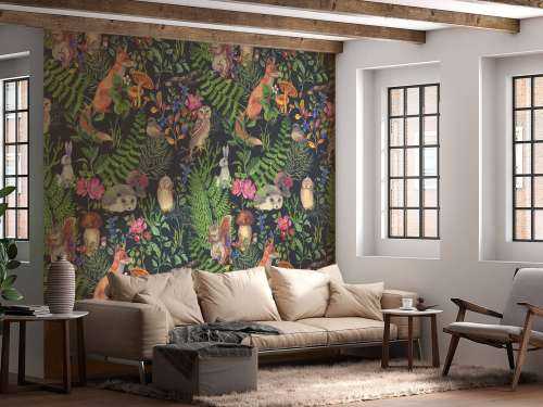 Dark forest pattern