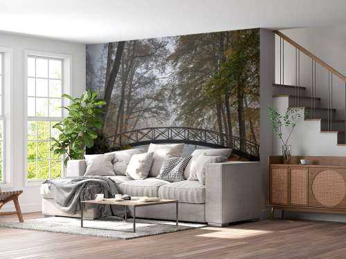 Bridge between the trees