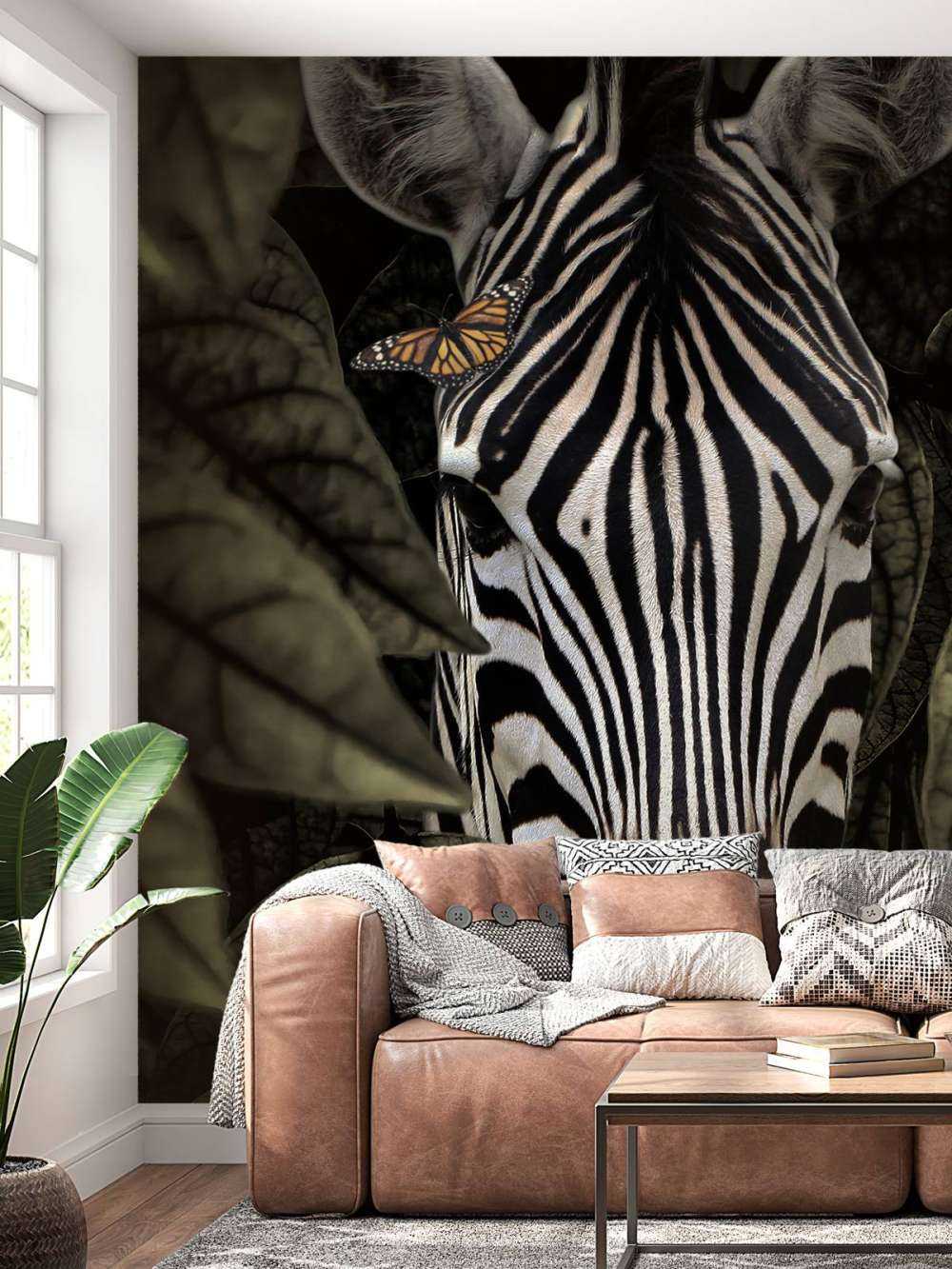 Jungle Zebra Portrait