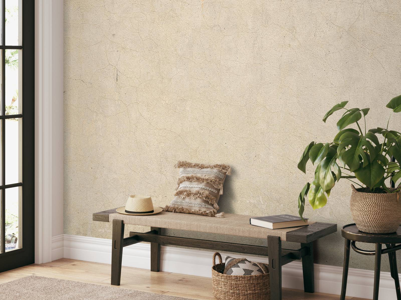 Concrete with cracks