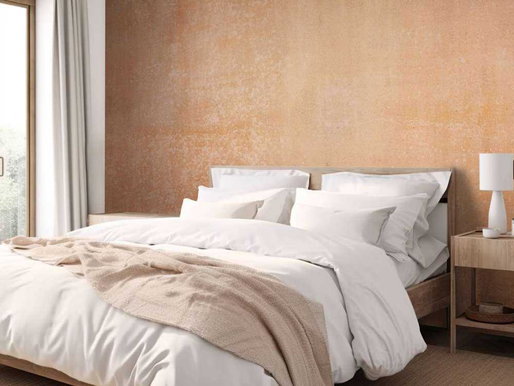 Terracotta concrete with sweeps