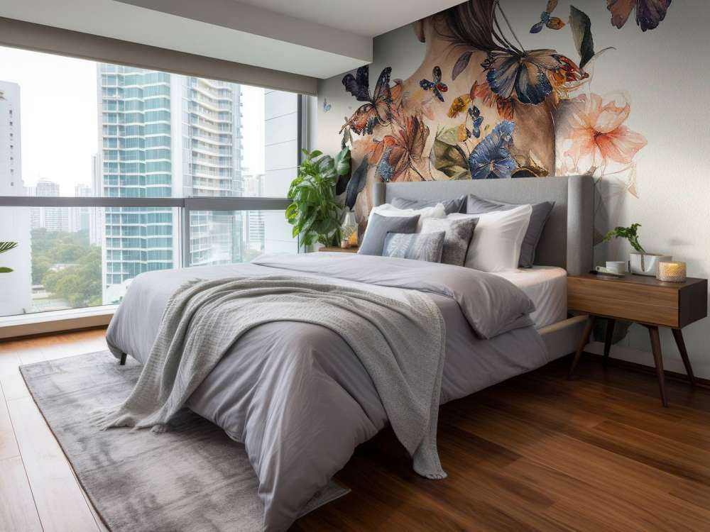 Watercolor Butterfly Woman Body #4