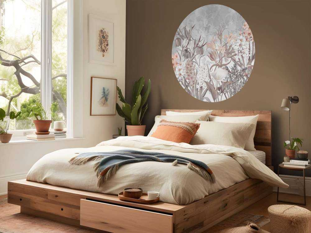 Spring Flowers - Ethereal Gray
