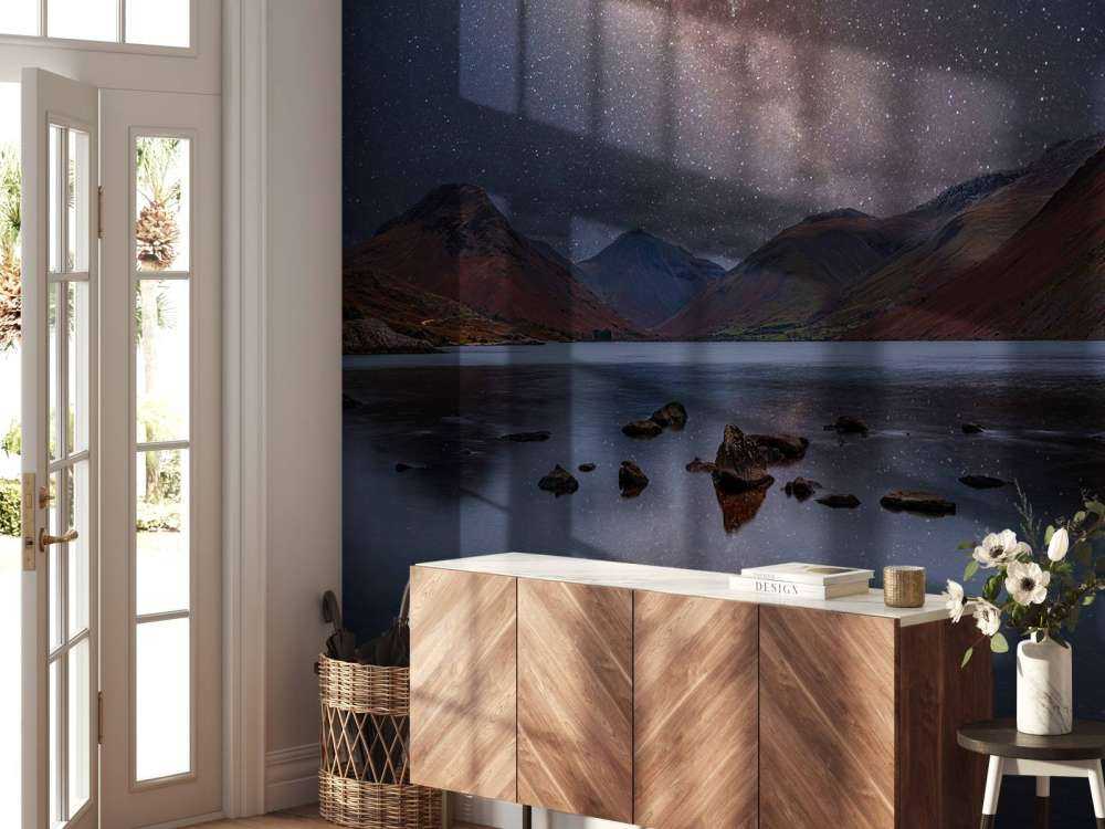 Milky Way across Wastwater, Lake District