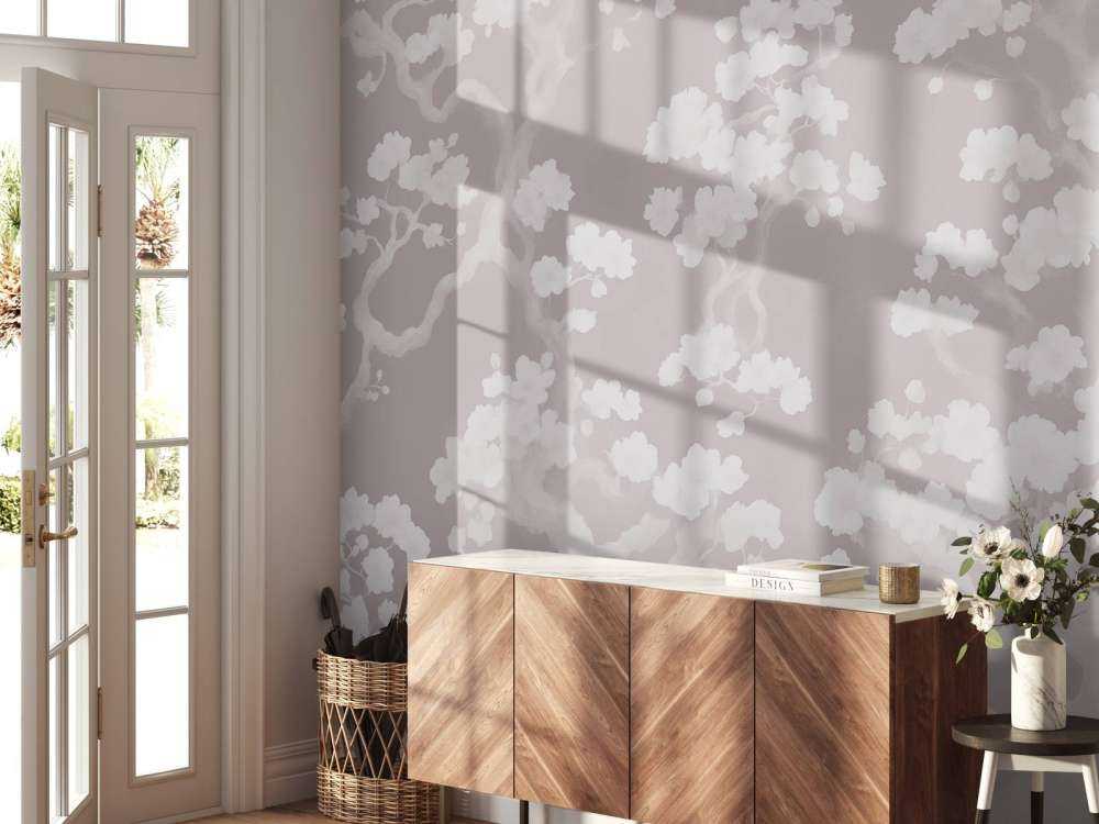 Wonderful blooming forest - pink