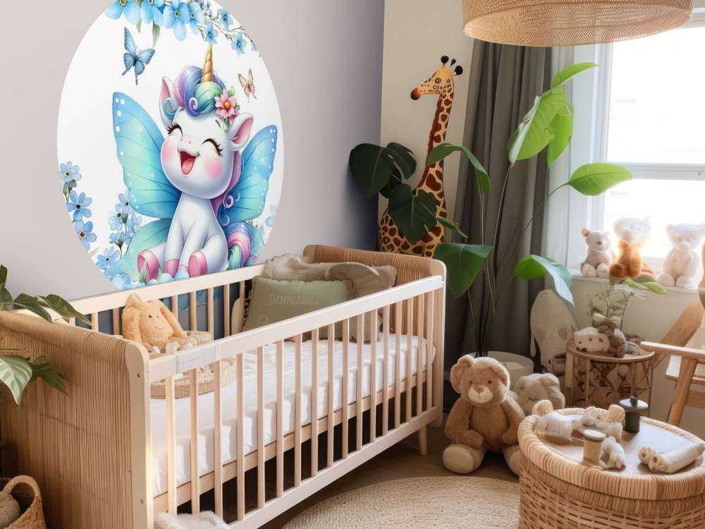 Happy Fairies Unicorn and Flowers