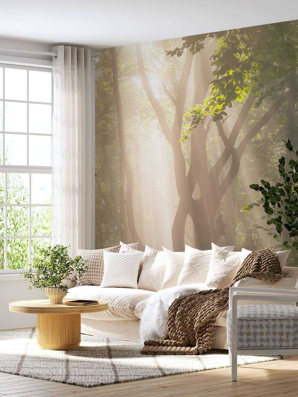 Twisting tree in the forest