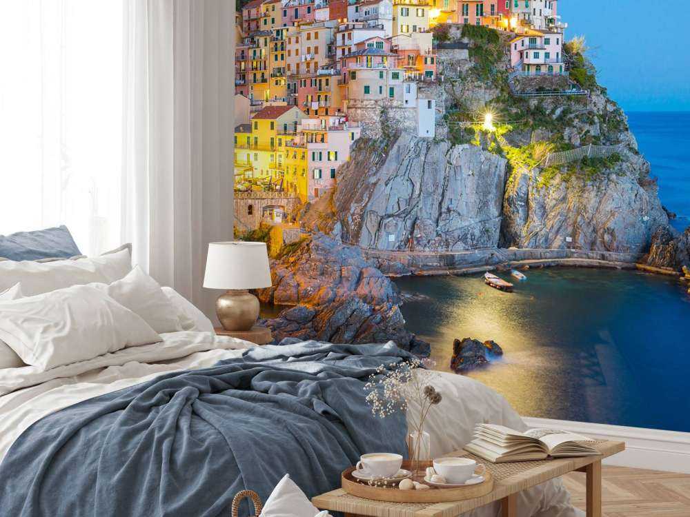 Italian city by night