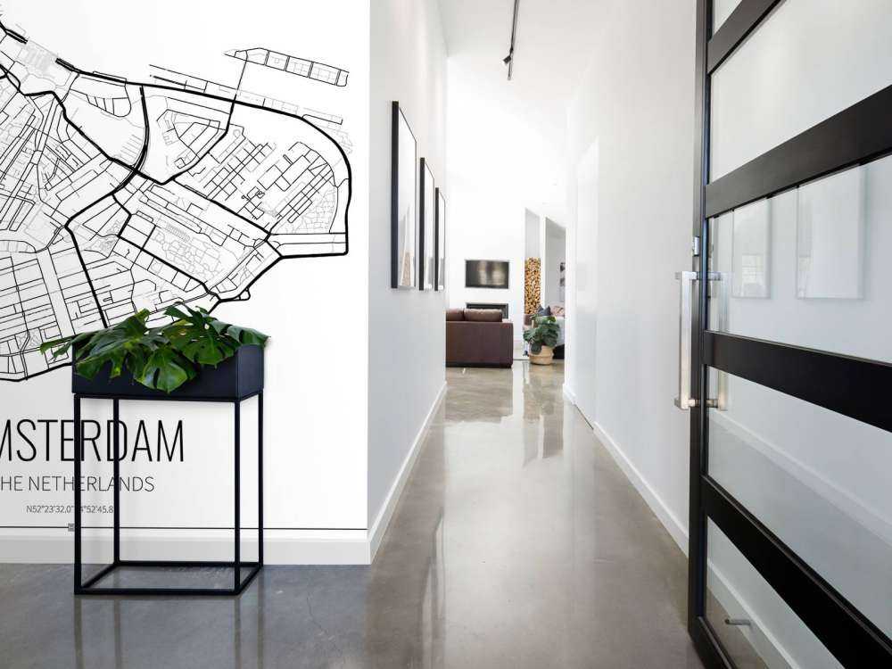 Unique map of Amsterdam