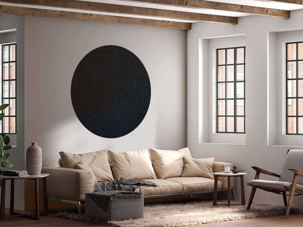 Dark wall with fine stones