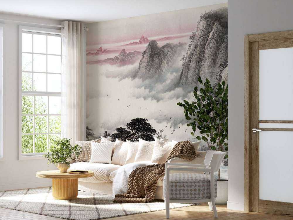 Chinese landscape traditionally