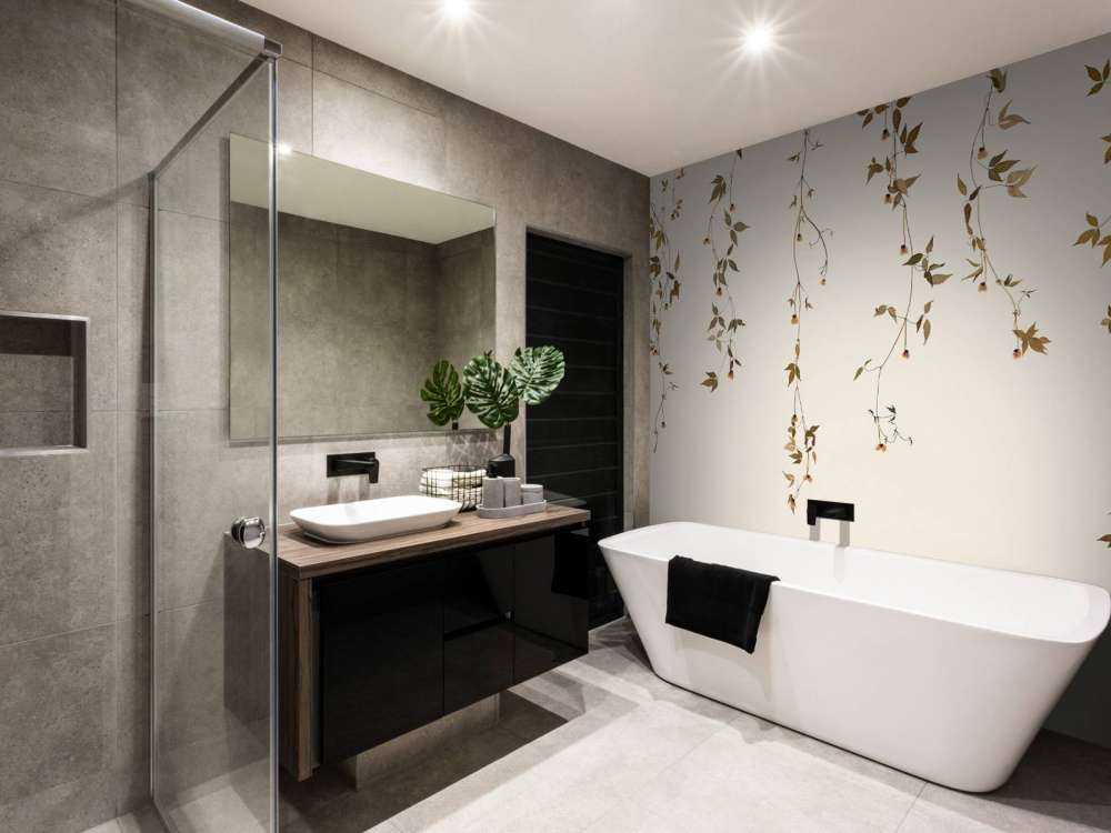 Clematis vine with flowers