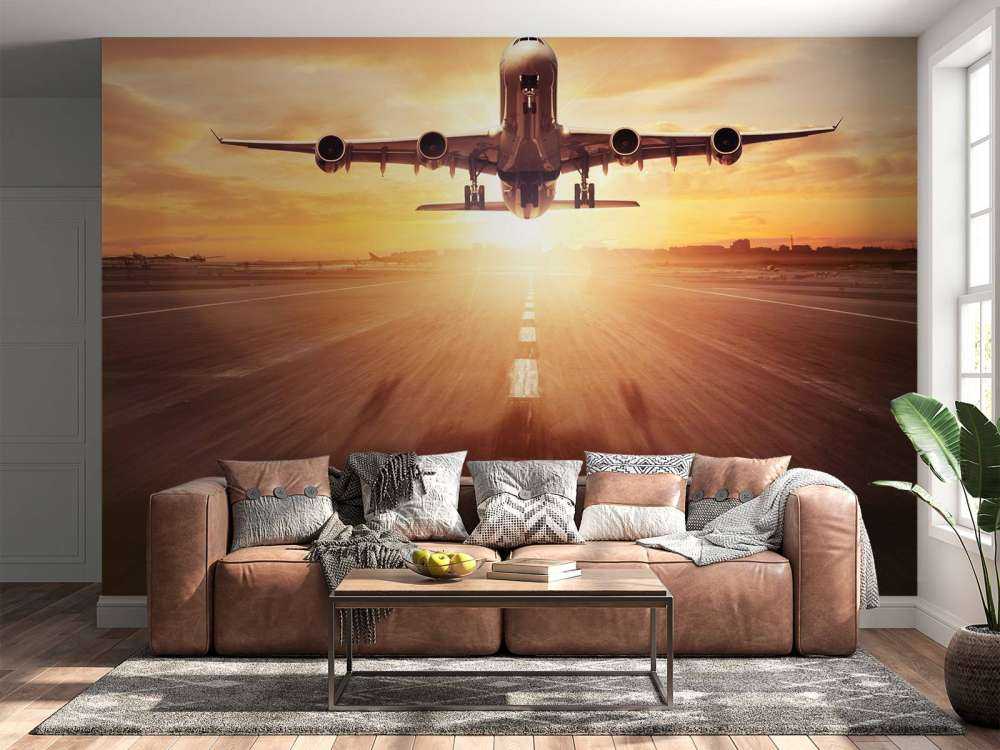 Photo wallpaper airplane