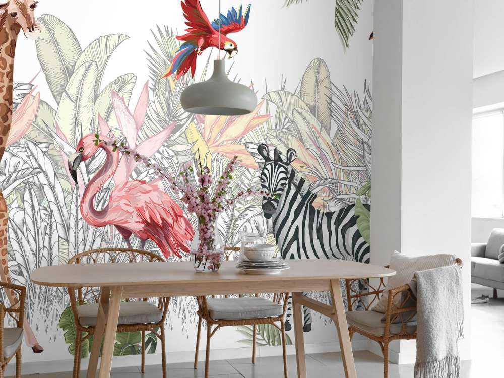 Hand drawn animals