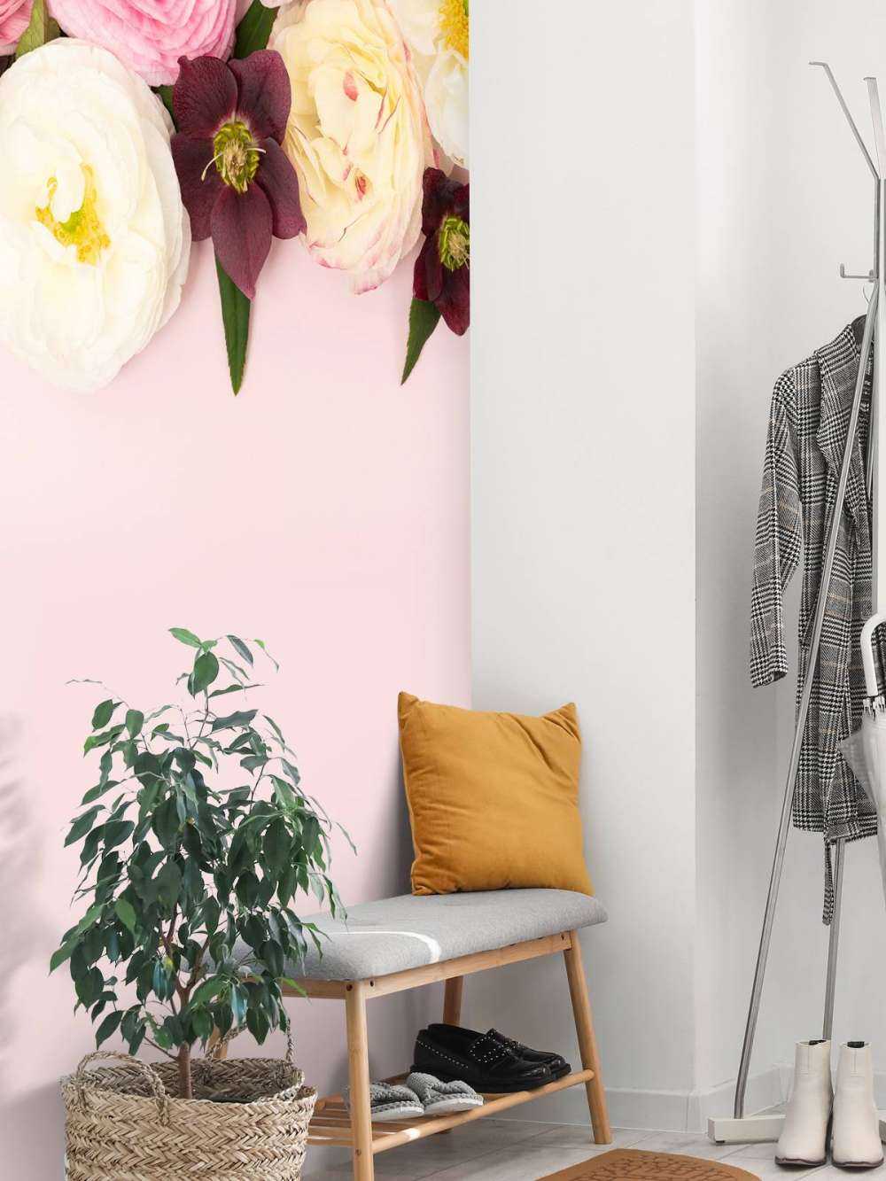 Different colored flowers