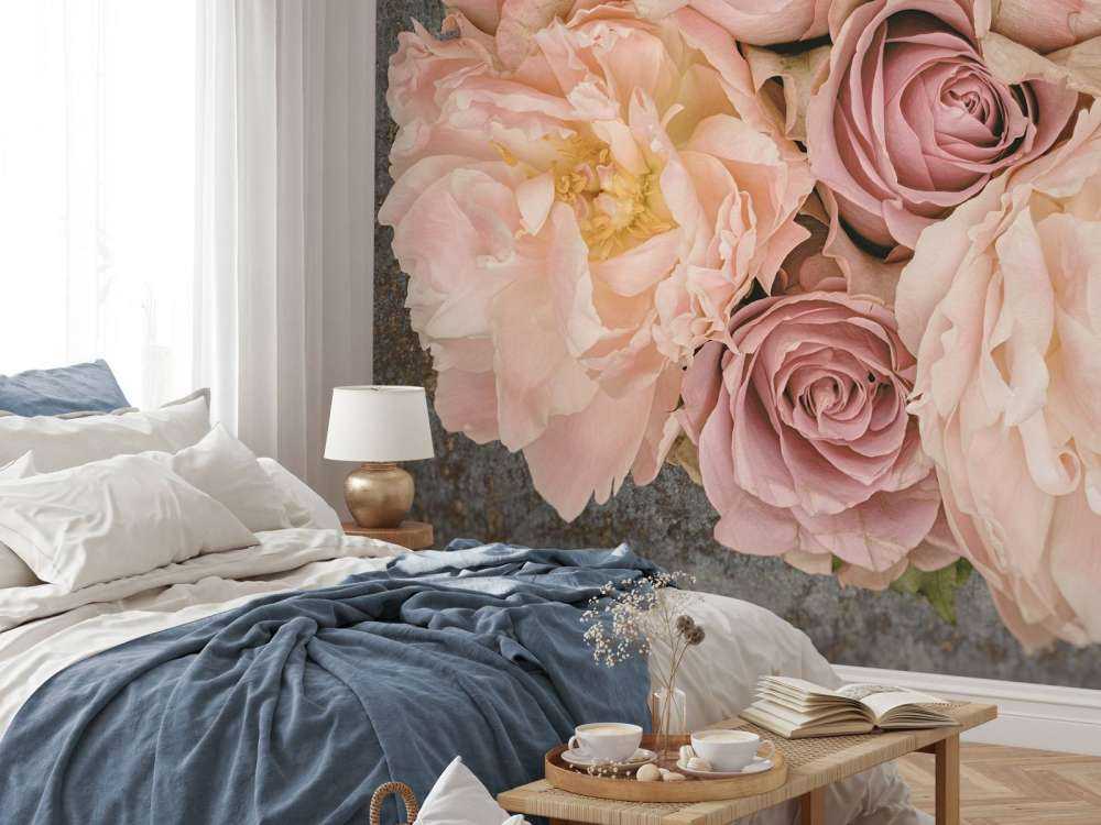 Roses bouquet vintage