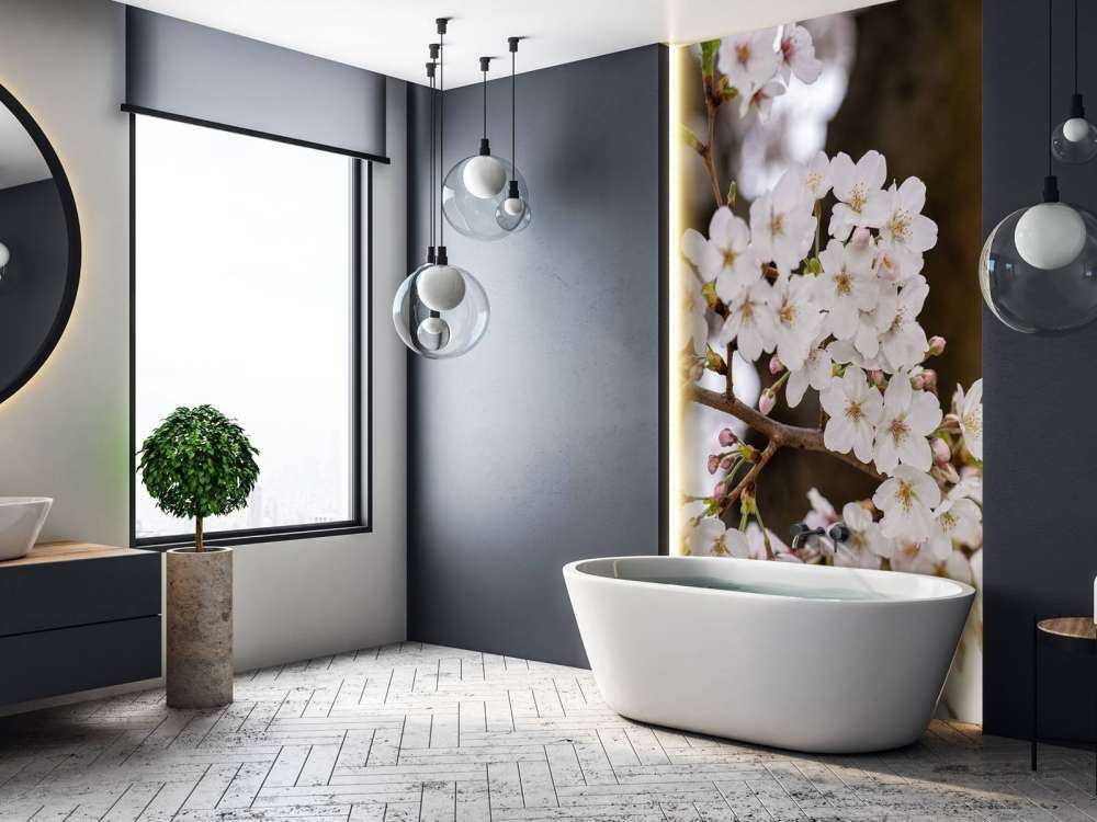White blossoms