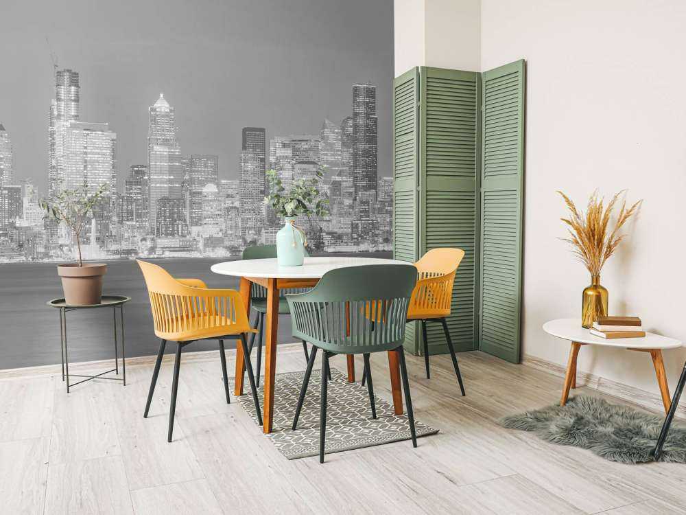 Skyline Seattle in black and white