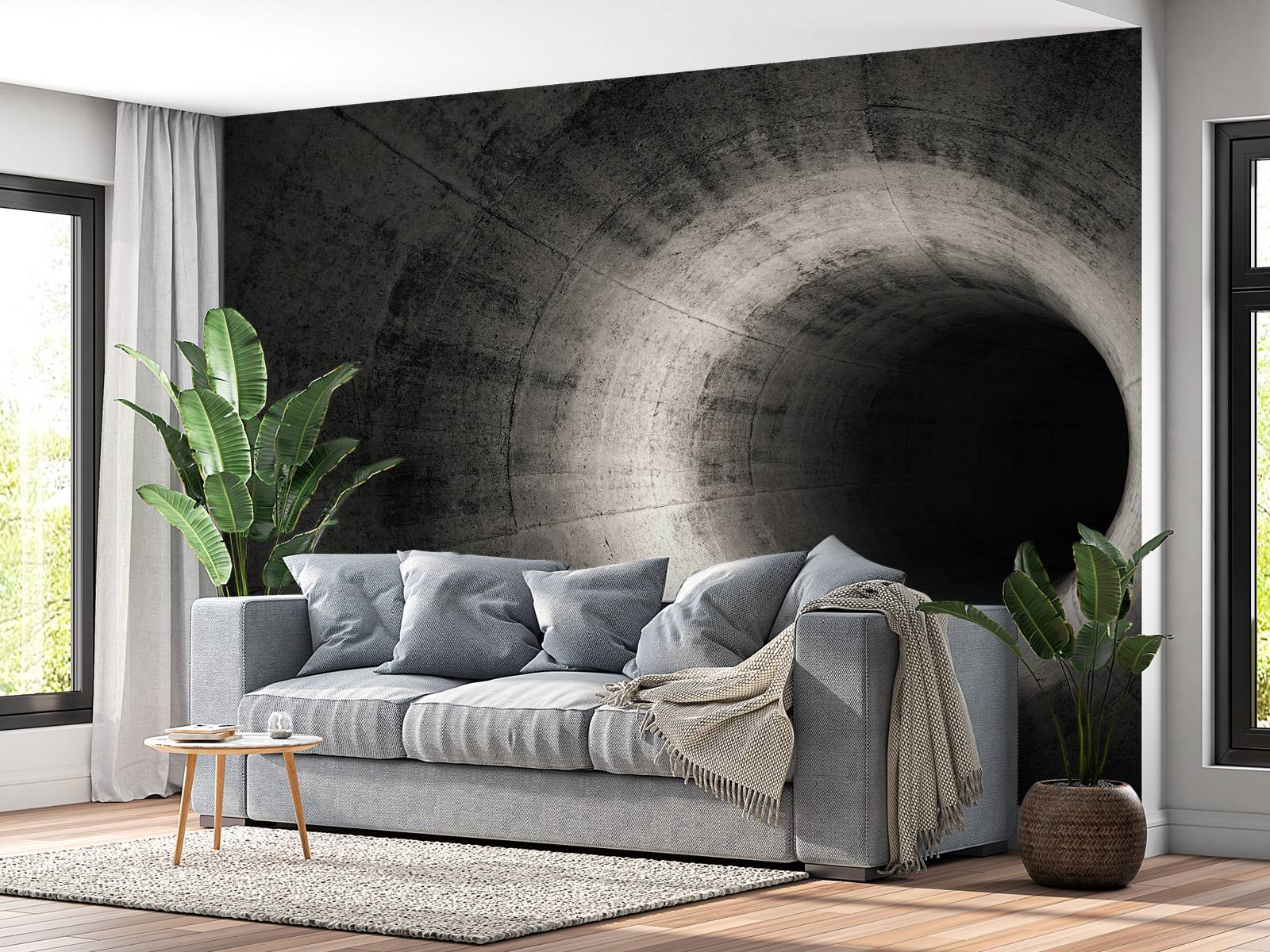 Concrete 3D tunnel