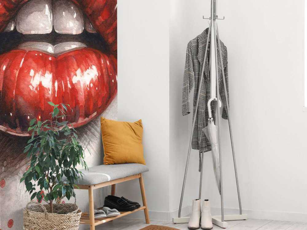 Watercolor Woman Lips #2