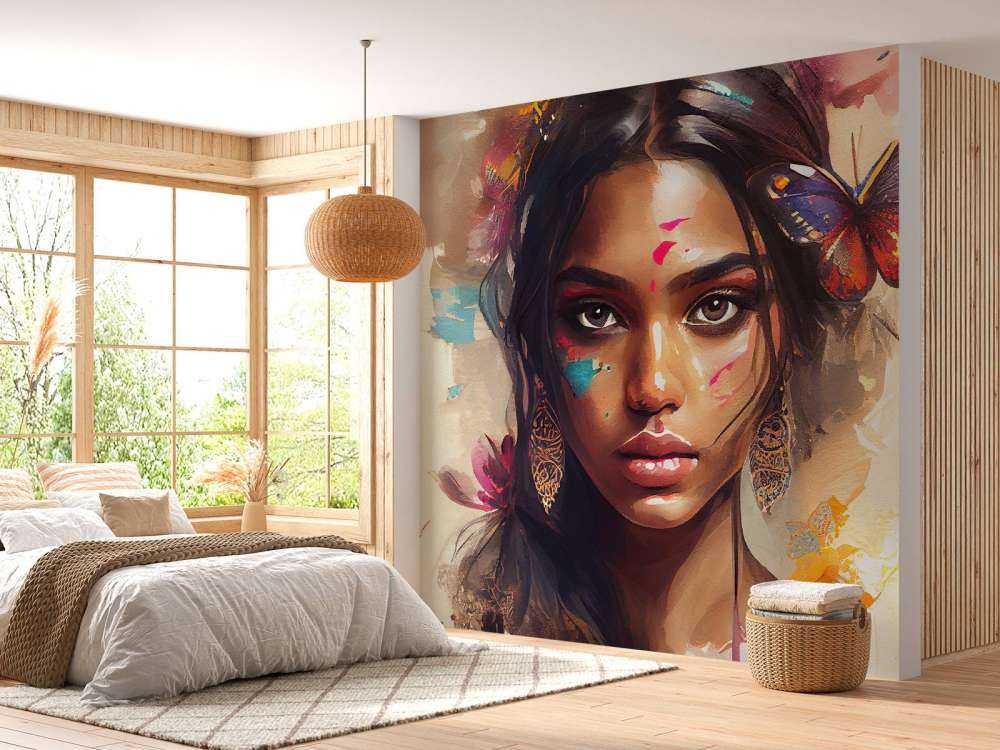 Watercolor Hindu Woman #1