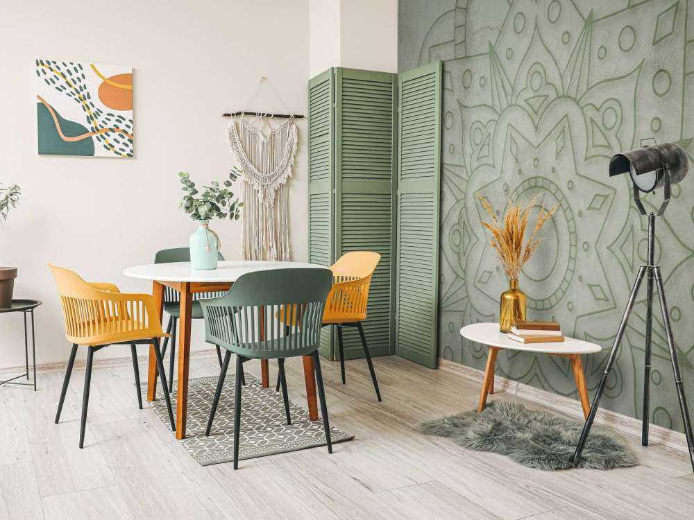 Weathered Green Mandala