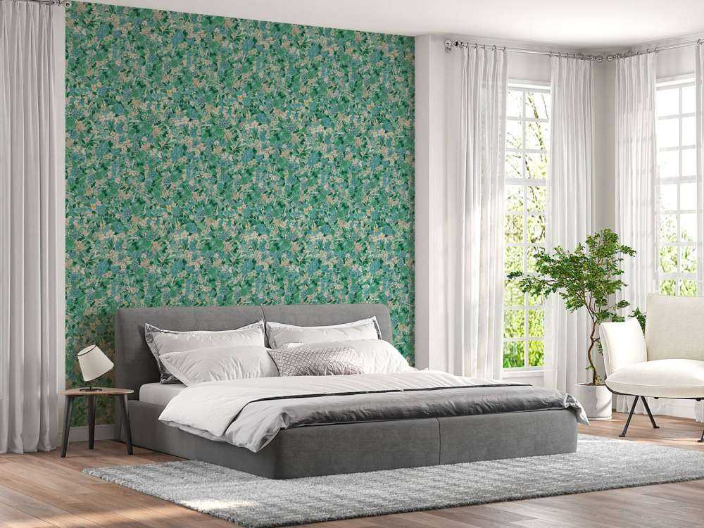 Floral Blossom Green